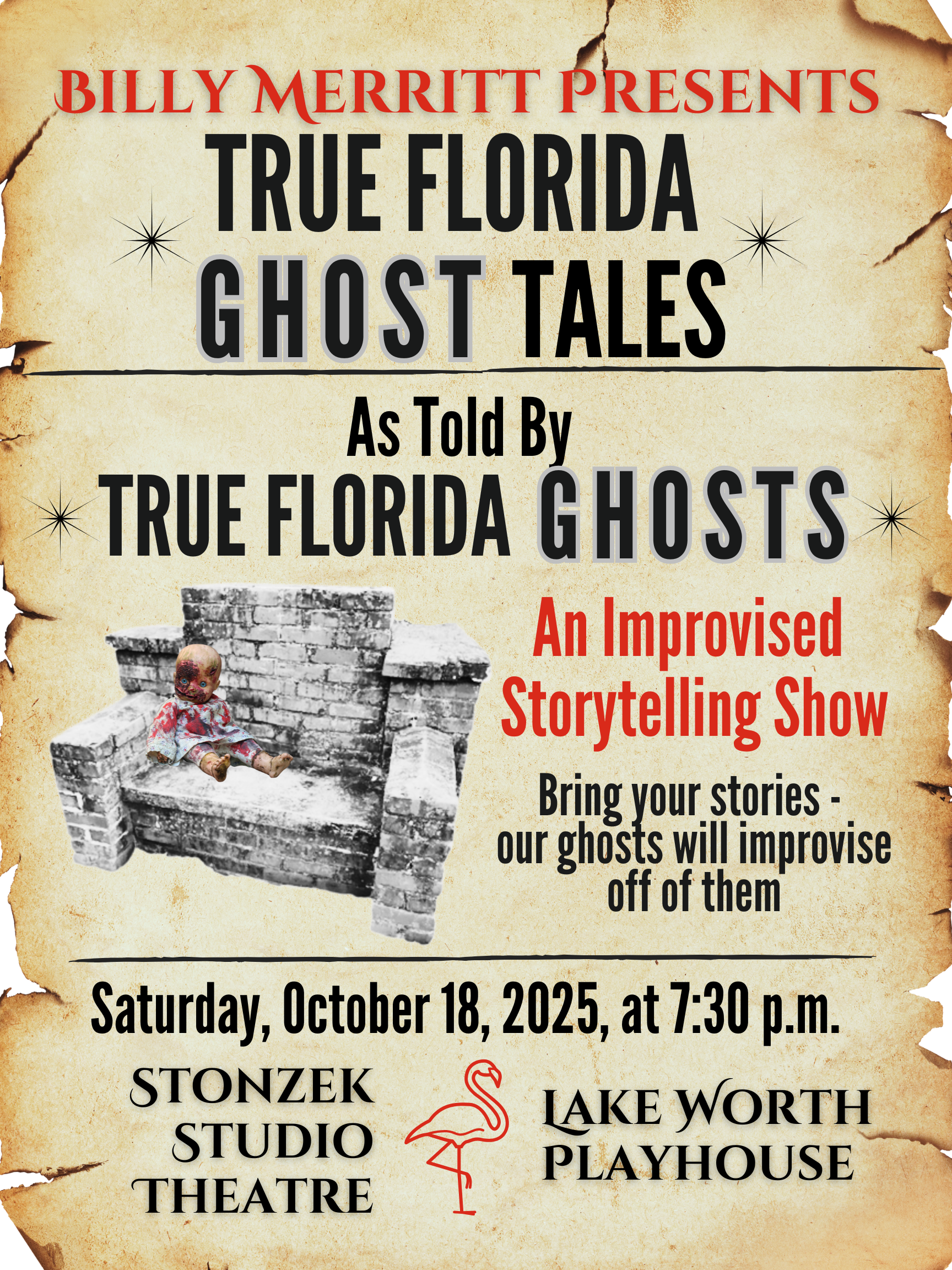 True Florida Ghost Tales told by True Florida Ghosts! (Image)